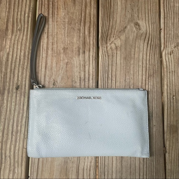 Michael Kors Handbags - Blue Michael Kors Wristlet